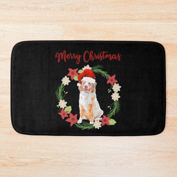 Item preview, Australian Shepherd Christmas designed and sold by The Little Wood Cottage.