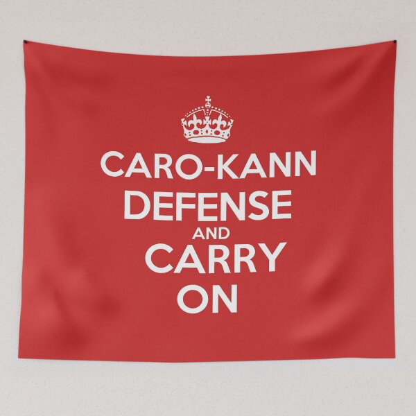 Item preview, Caro-Kann Defense and Carry On - Chess opening T-Shirt designed and sold by edygun.