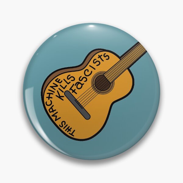 Item preview, This Machine Kills Fascists (Woody Guthrie Guitar) designed and sold by OwlishArts.