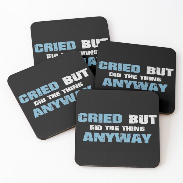 Item preview, Cried but did the thing anyway! Dark blue! designed and sold by Painatus.
