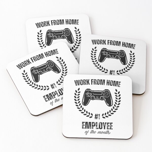 Item preview, Work from home employee of the month gamer edition designed and sold by ToySenTrends.