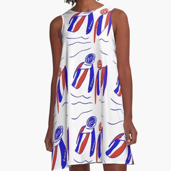 French Rescue A-Line Dress