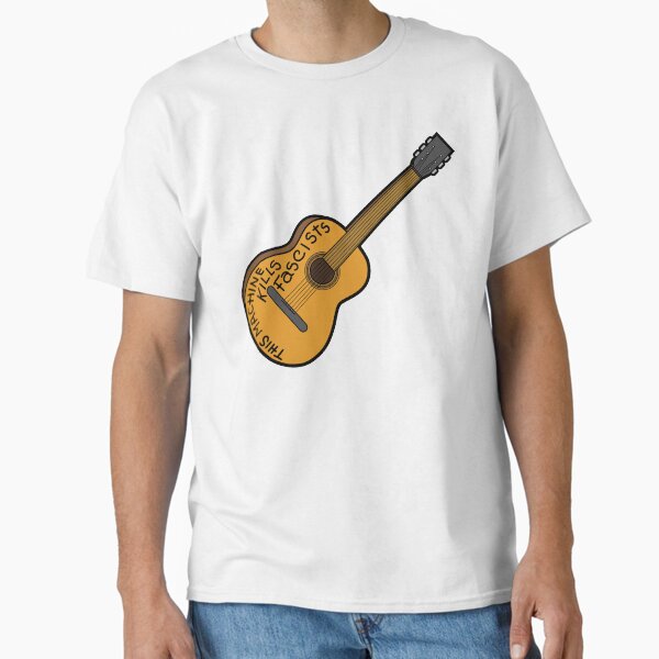 This Machine Kills Fascists (Woody Guthrie Guitar) Classic T-Shirt
