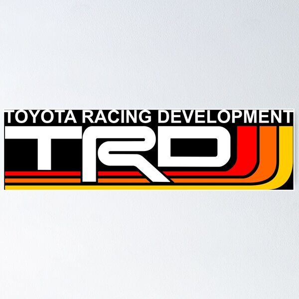 Item preview, TOYOTA TRD Retro Heritage Style designed and sold by FlatSixGraphics.