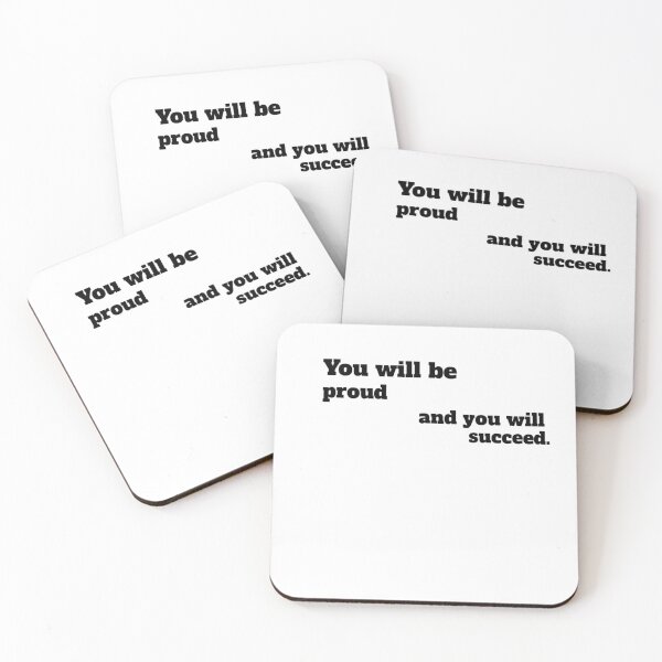 Item preview, You will be proud and you will succeed. designed and sold by CocoAndMore.