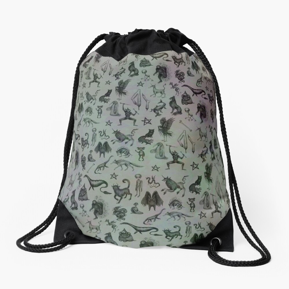 Cryptid Crew Drawstring Bag