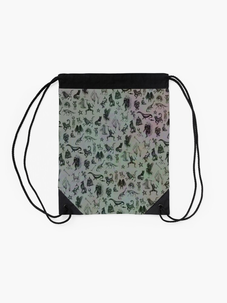 Alternate view of Cryptid Crew Drawstring Bag