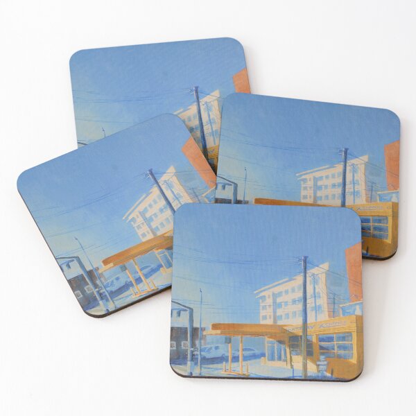 Item preview, Battery XChange - Acrylic Cityscape Painting Sunshine and Sky designed and sold by Willowdarcy.