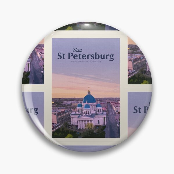 Item preview, Visit St. Petersburg designed and sold by Mercury Club.