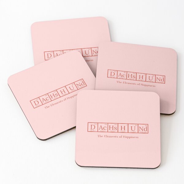 Item preview, Pink Dachshund Periodic Table Element designed and sold by Reiyankhairina.