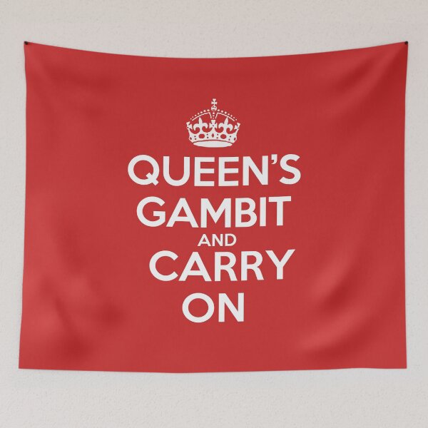 Item preview, Queen's Gambit and Carry On - Chess opening T-Shirt designed and sold by edygun.