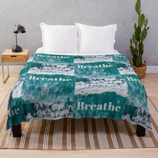 Item preview, JUST BREATHE- the best calming technique, ocean calling designed and sold by Happy Soul Store.
