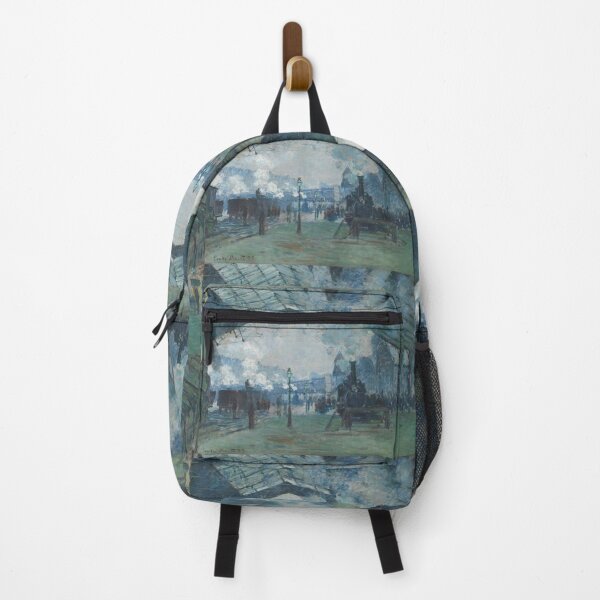 Item preview, Arrival of the Normandy Train by Claude Monet designed and sold by SimpleJoyStyle.