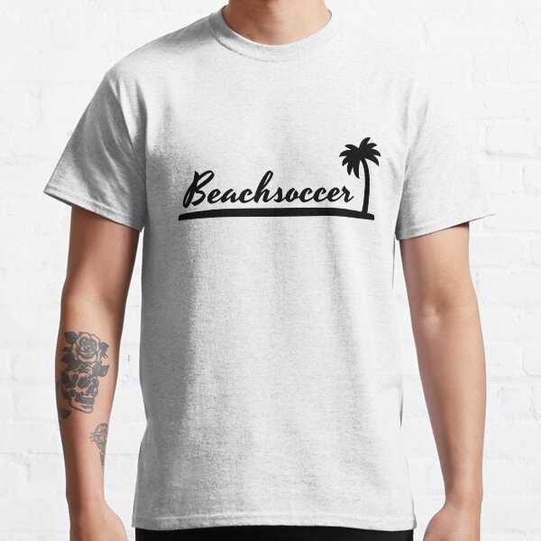 Beach soccer lettering Classic T-Shirt