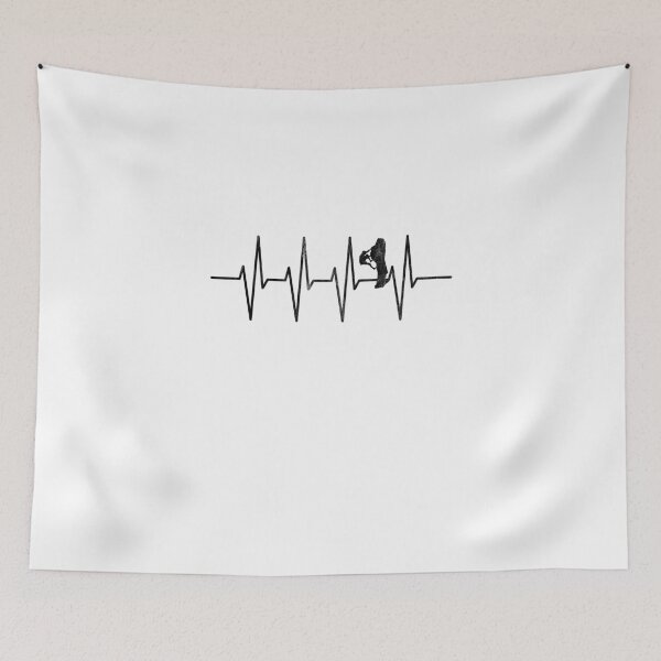 Item preview, Heartbeat EKG bouldering climber bouldering designed and sold by lsvds.
