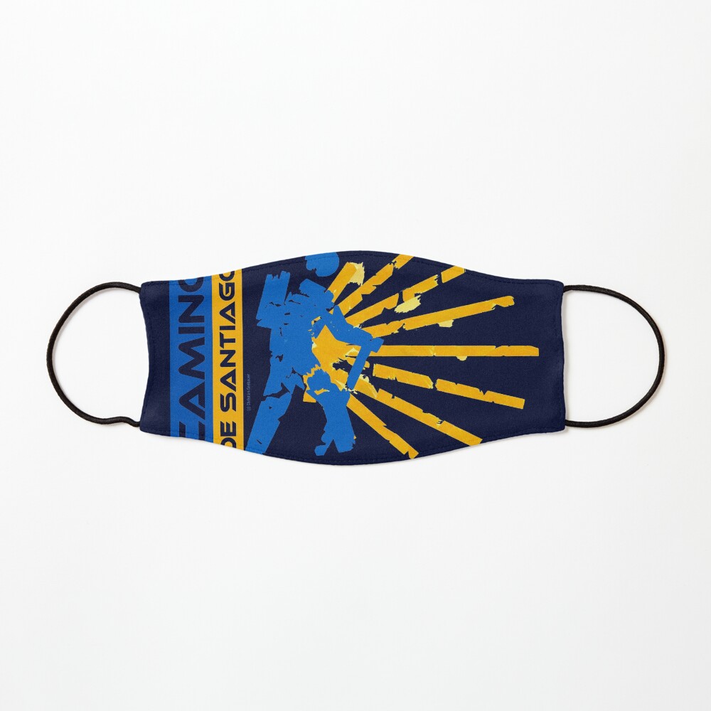 Camino de Santiago. Jakobsweg. Hiking Logo. Maske