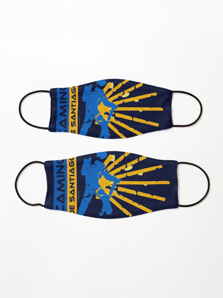 Alternative Ansicht von Camino de Santiago. Jakobsweg. Hiking Logo. Maske