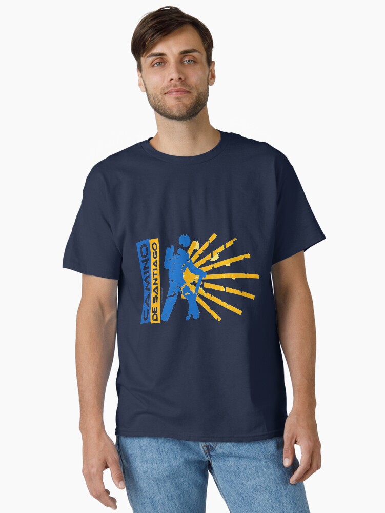 Thumbnail 1 von 7, Classic T-Shirt, Camino de Santiago. Jakobsweg. Hiking Logo. designt und verkauft von Ch-Seebauer.