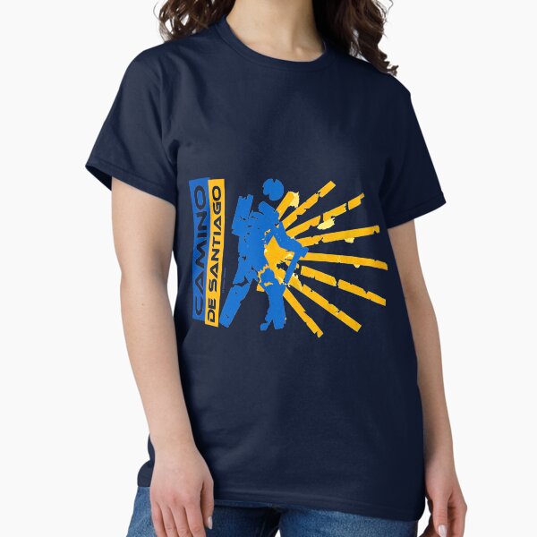 Vista previa del artículo con la obra «Camino de Santiago. Camino de Santiago. Logotipo de senderismo.», diseñado y vendido por Ch-Seebauer.