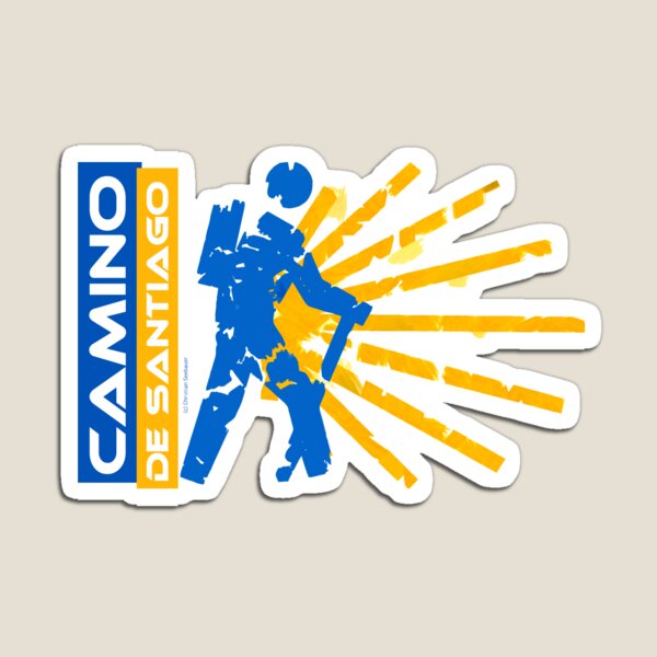 Artikel-Vorschau von Camino de Santiago. Jakobsweg. Hiking Logo., designt und verkauft von Ch-Seebauer.