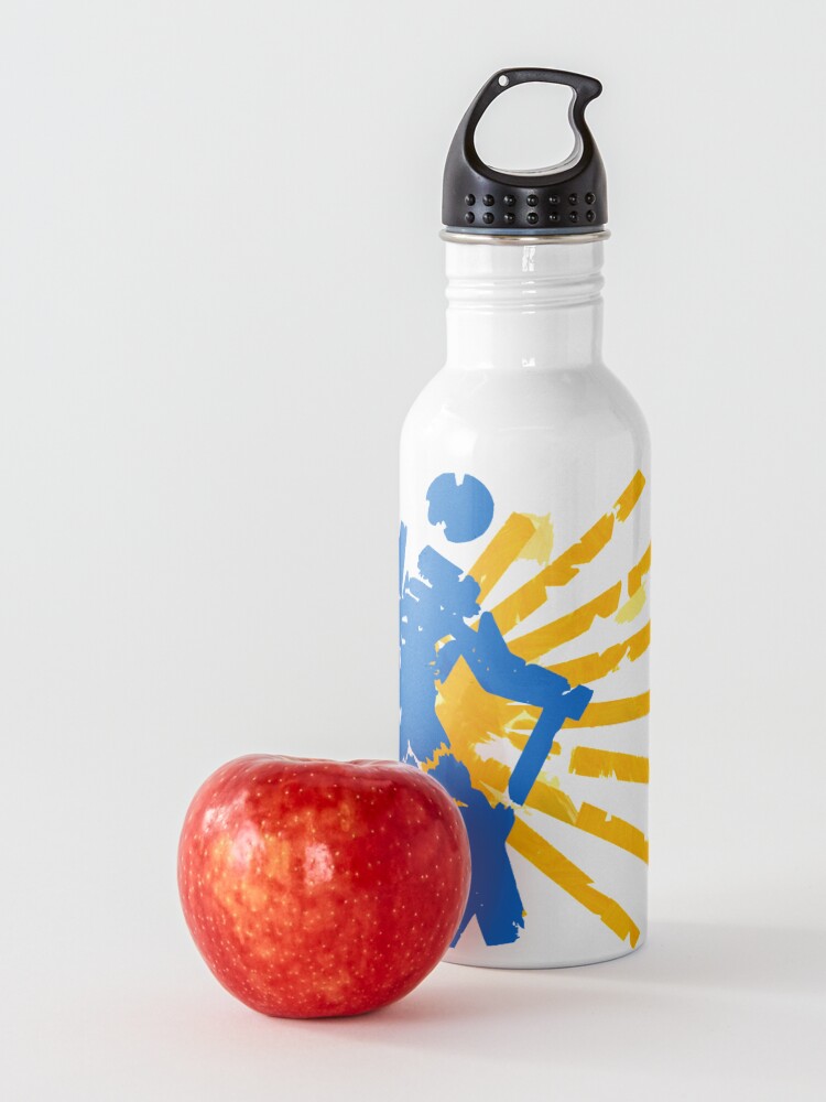 Alternative Ansicht von Camino de Santiago. Jakobsweg. Hiking Logo. Trinkflasche