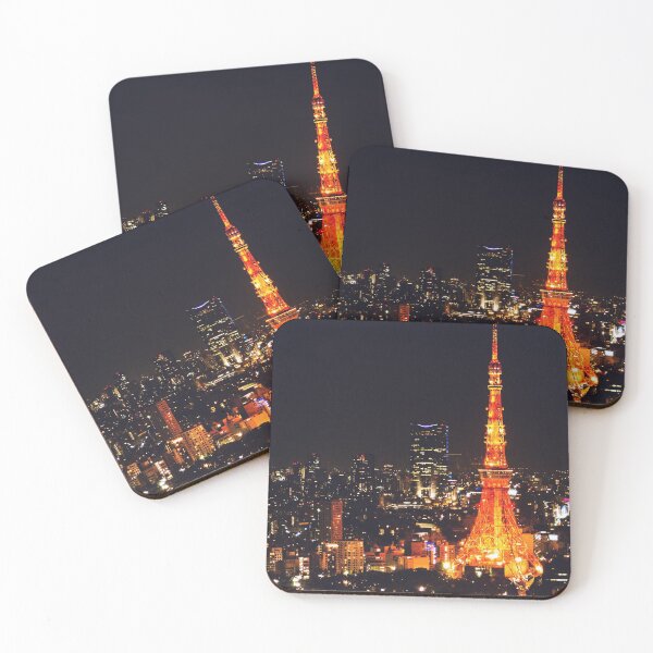 Item preview, tokyo tower at night designed and sold by franckreporter.