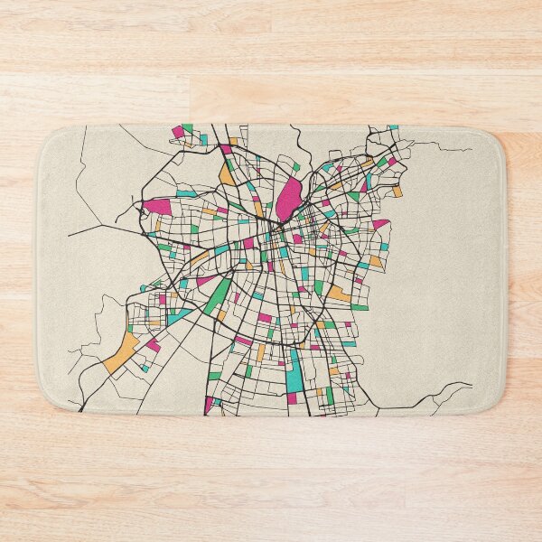Item preview, Santiago, Chile Street Map designed and sold by A Deniz Akerman.