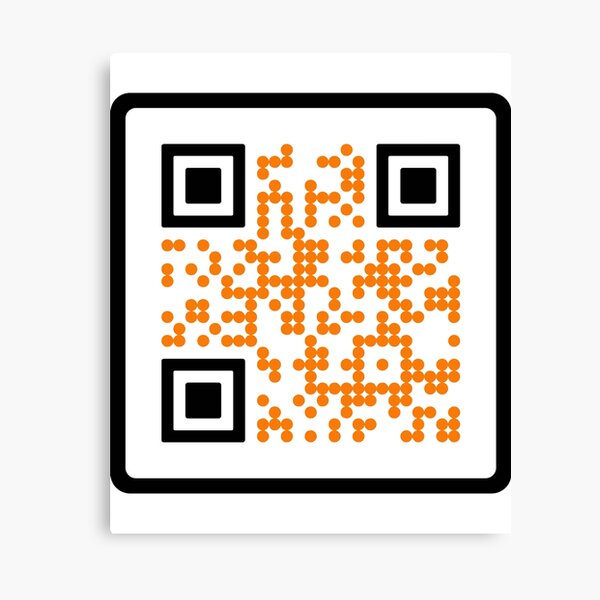 Qr Canvas Prints Redbubble