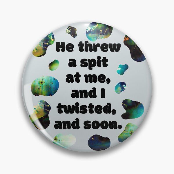 Item preview, SPIT - Funny Bad Translation Quote with Glitch Art designed and sold by raspberry-tea.