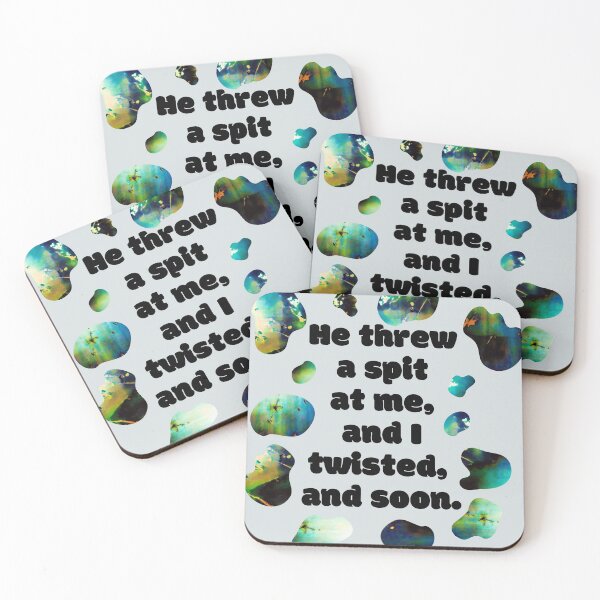 Item preview, SPIT - Funny Bad Translation Quote with Glitch Art designed and sold by raspberry-tea.