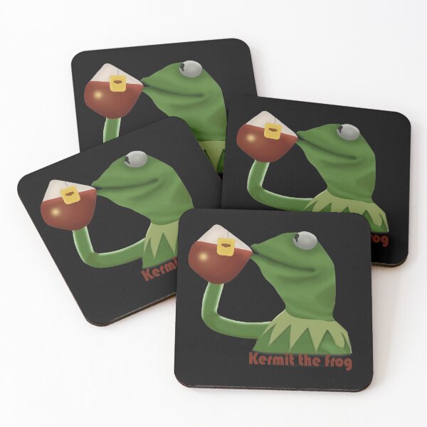 Item preview, kermit the tea drinker designed and sold by OHatef.