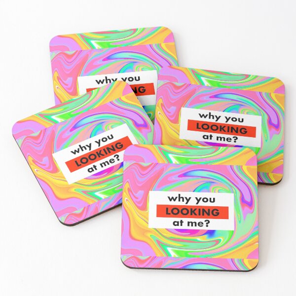 Item preview, why you looking at me designed and sold by sarina G.