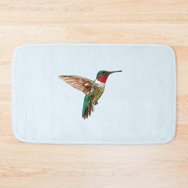 Item preview, Ruby-throated Hummingbird for Home Art etc designed and sold by HummingbirdPics.