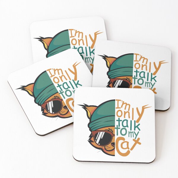 Item preview, I'm only talk to my cat designed and sold by YAHIA-14.