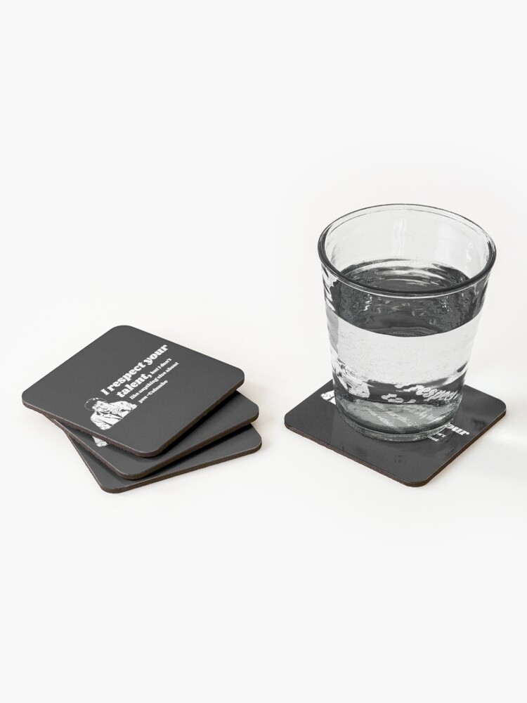 Alternate view of Columbo I Respect Your Talent Coasters (Set of 4)
