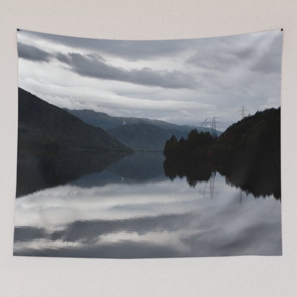 Item preview, The mirror of a lake in Norway designed and sold by Between Clouds.