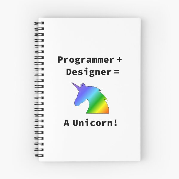 Item preview, Unicorn developer, Programmer + Designer, Rainbow 2020, Software Engineer, Computer Science, Web, WWW, Programming Humor, HTML, Light designed and sold by Max-Wear.