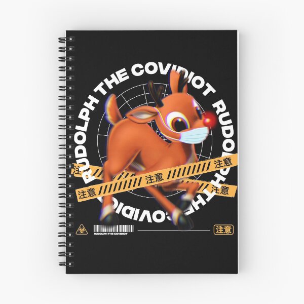 Item preview, Rudolph The Covidiot White Text designed and sold by bebopboop.