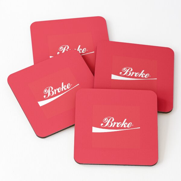 Item preview, Coke inspired Broke logo designed and sold by weeyls.