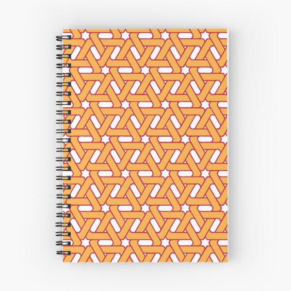 Item preview, Orange trangle pattern network designed and sold by Rajzone.