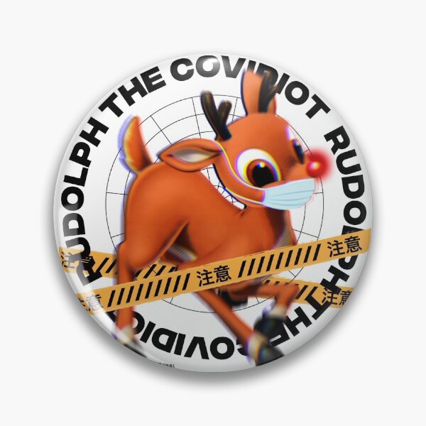Item preview, Rudolph The Covidiot Black Text designed and sold by bebopboop.