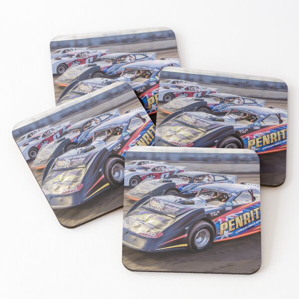 Item preview, 4 wide racing - Super Sedan National title pre-race driveby designed and sold by shaynetwright.
