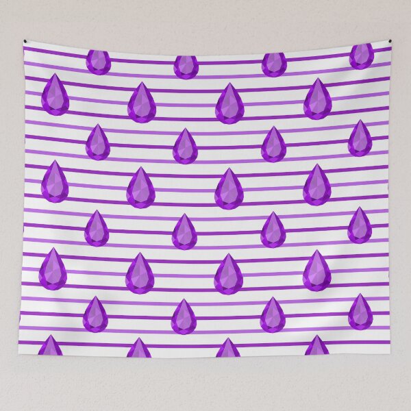Item preview, It's Raining Amethysts - on Purple Stripes designed and sold by belly-e-luna.