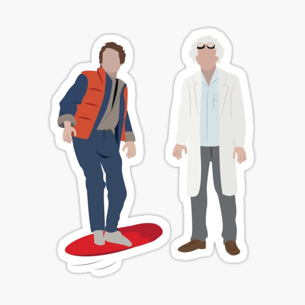 Back to the Future Sticker