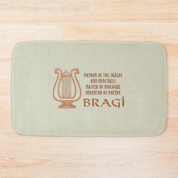 Item preview, Bragi, Norse God of Poetry and Music designed and sold by Prints4Pagans.