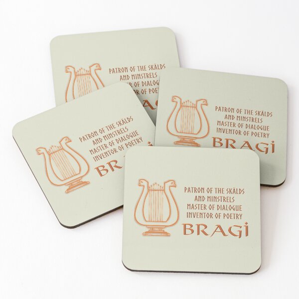 Item preview, Bragi, Norse God of Poetry and Music designed and sold by Prints4Pagans.