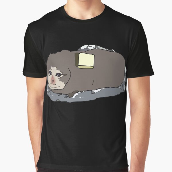 Butter cat meme illustration Graphic T-Shirt