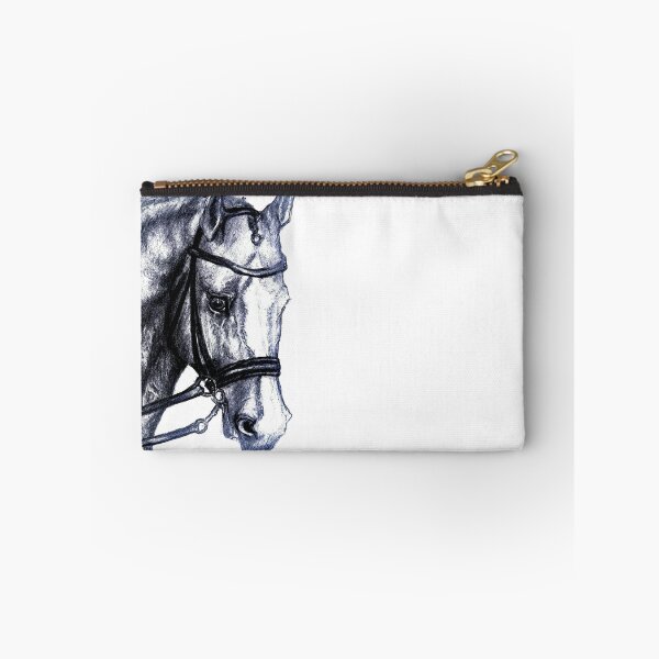 Item preview, Dressage horse portrait drawing designed and sold by horseaddicted.