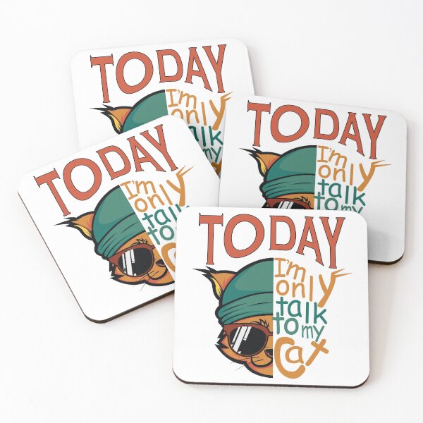 Item preview, I'm only talk to my cat to day designed and sold by YAHIA-14.