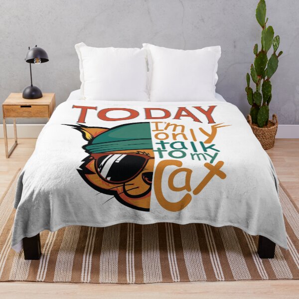 Item preview, I'm only talk to my cat to day designed and sold by YAHIA-14.